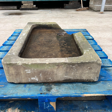 Reclaimed Stone Sink - Corner Broken