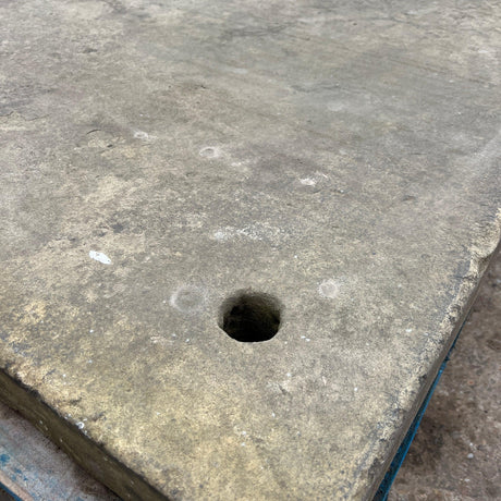 Reclaimed Farm Stone Slab Drain Hole - Reclaimed Brick Company