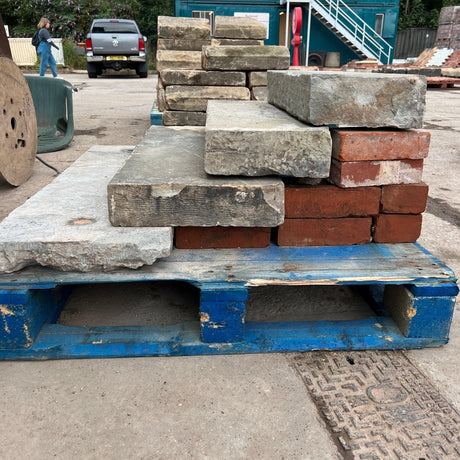 Reclaimed Stone Steps - (Set of 4) - Reclaimed Brick Company