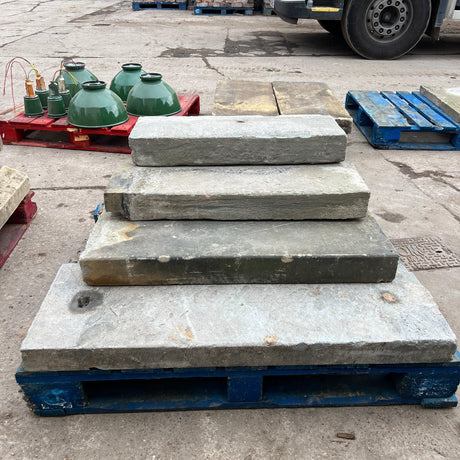 Reclaimed Stone Steps - (Set of 4) - Reclaimed Brick Company