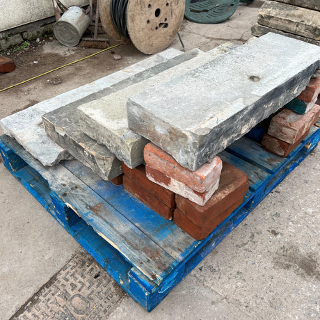 Reclaimed Stone Steps - (Set of 4) - Reclaimed Brick Company