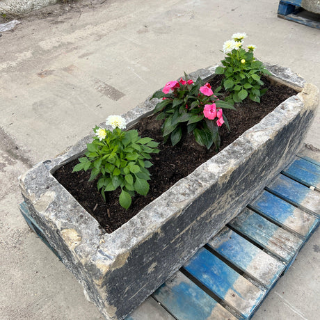 Reclaimed Stone Trough / Planter - No. 1 - Reclaimed Brick Company