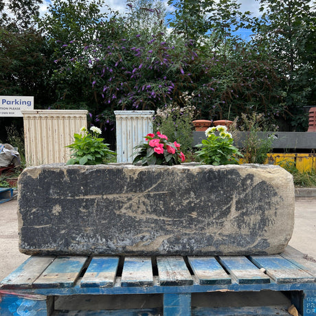 Reclaimed Stone Trough / Planter - No. 1 - Reclaimed Brick Company