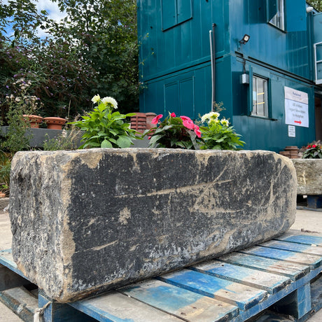 Reclaimed Stone Trough / Planter - No. 1 - Reclaimed Brick Company