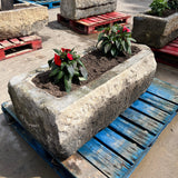 Reclaimed Stone Trough / Planter - No.11 - Reclaimed Brick Company