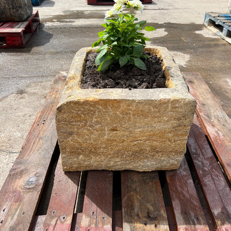 Reclaimed Stone Trough / Planter - No.13 - Reclaimed Brick Company