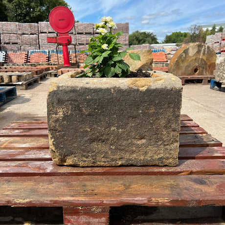 Reclaimed Stone Trough / Planter - No.13 - Reclaimed Brick Company