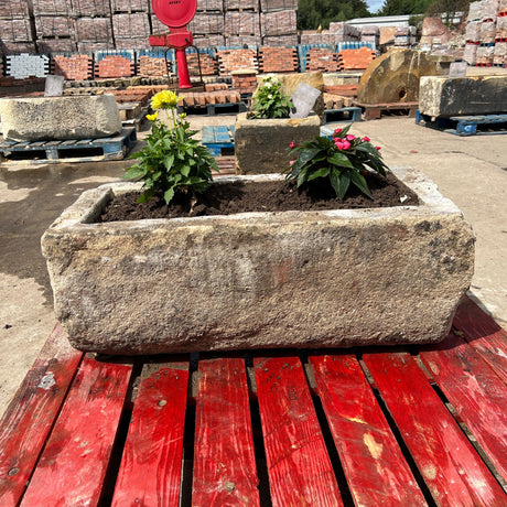 Reclaimed Stone Trough / Planter - No.14 - Reclaimed Brick Company