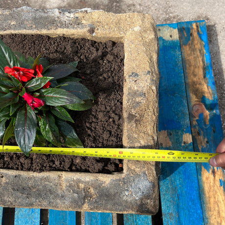 Reclaimed Stone Trough / Planter - No.15 - Reclaimed Brick Company