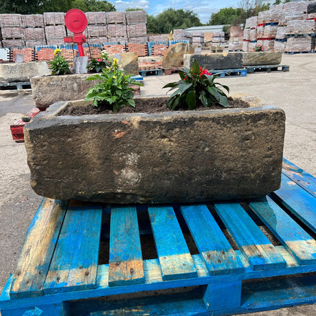 Reclaimed Stone Trough / Planter - No.15 - Reclaimed Brick Company