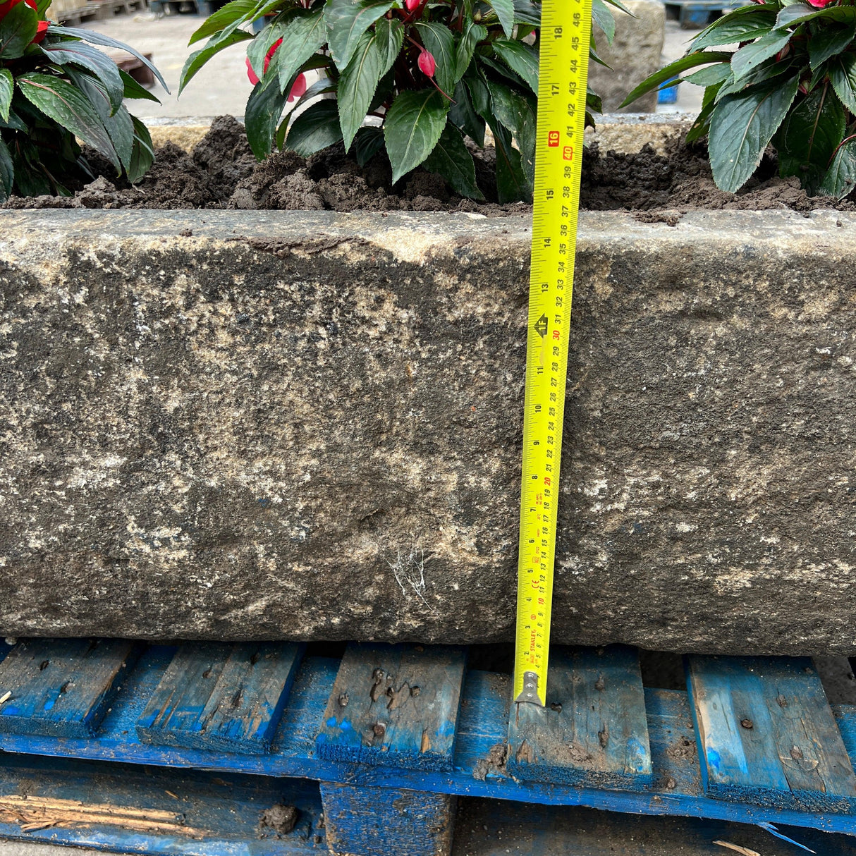 Reclaimed Stone Trough / Planter - No.18 - Reclaimed Brick Company