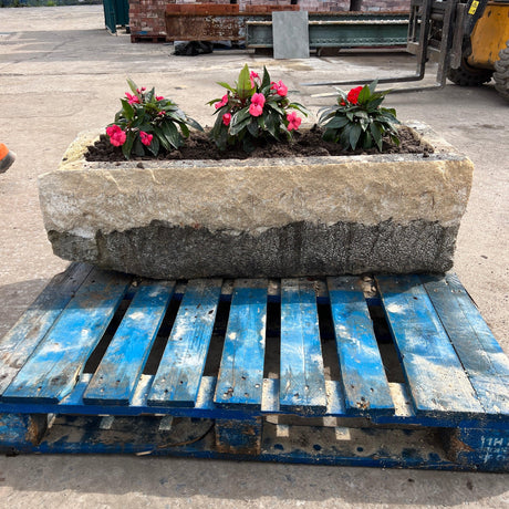 Reclaimed Stone Trough / Planter - No.18 - Reclaimed Brick Company