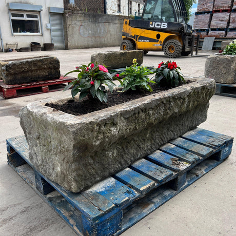 Reclaimed Stone Trough / Planter - No. 2 - Reclaimed Brick Company