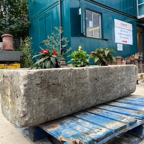 Reclaimed Stone Trough / Planter - No. 2 - Reclaimed Brick Company