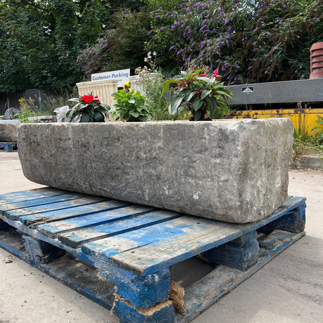 Reclaimed Stone Trough / Planter - No. 2 - Reclaimed Brick Company