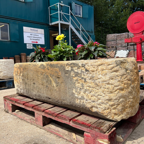 Reclaimed Stone Trough / Planter - No. 3 - Reclaimed Brick Company