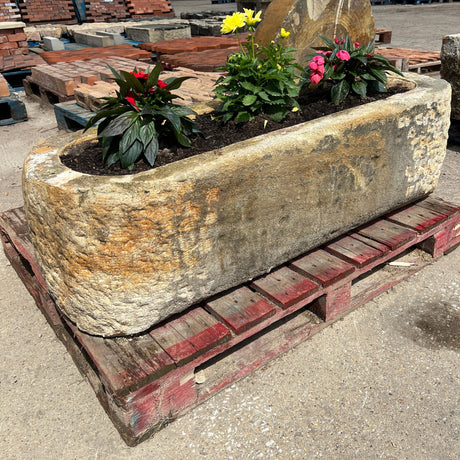 Reclaimed Stone Trough / Planter - No. 3 - Reclaimed Brick Company