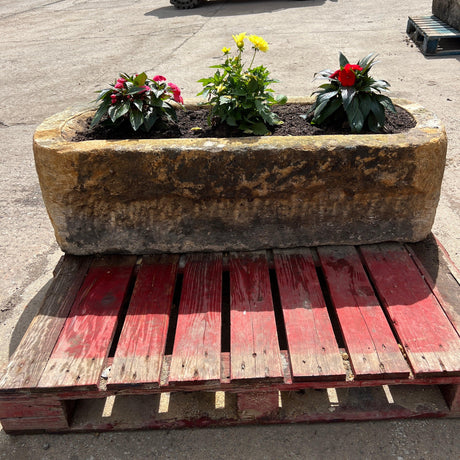 Reclaimed Stone Trough / Planter - No. 3 - Reclaimed Brick Company