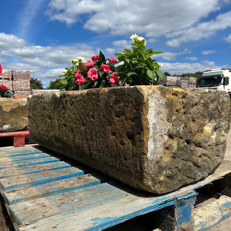 Reclaimed Stone Trough / Planter - No. 4 - Reclaimed Brick Company