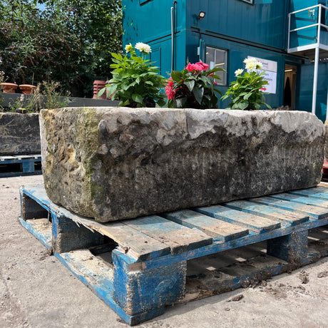 Reclaimed Stone Trough / Planter - No. 4 - Reclaimed Brick Company