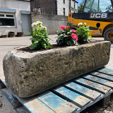 Reclaimed Stone Trough / Planter - No. 4 - Reclaimed Brick Company