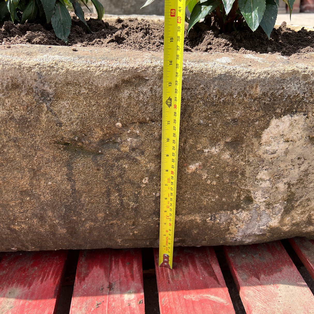 Reclaimed Stone Trough / Planter - No. 5 - Reclaimed Brick Company