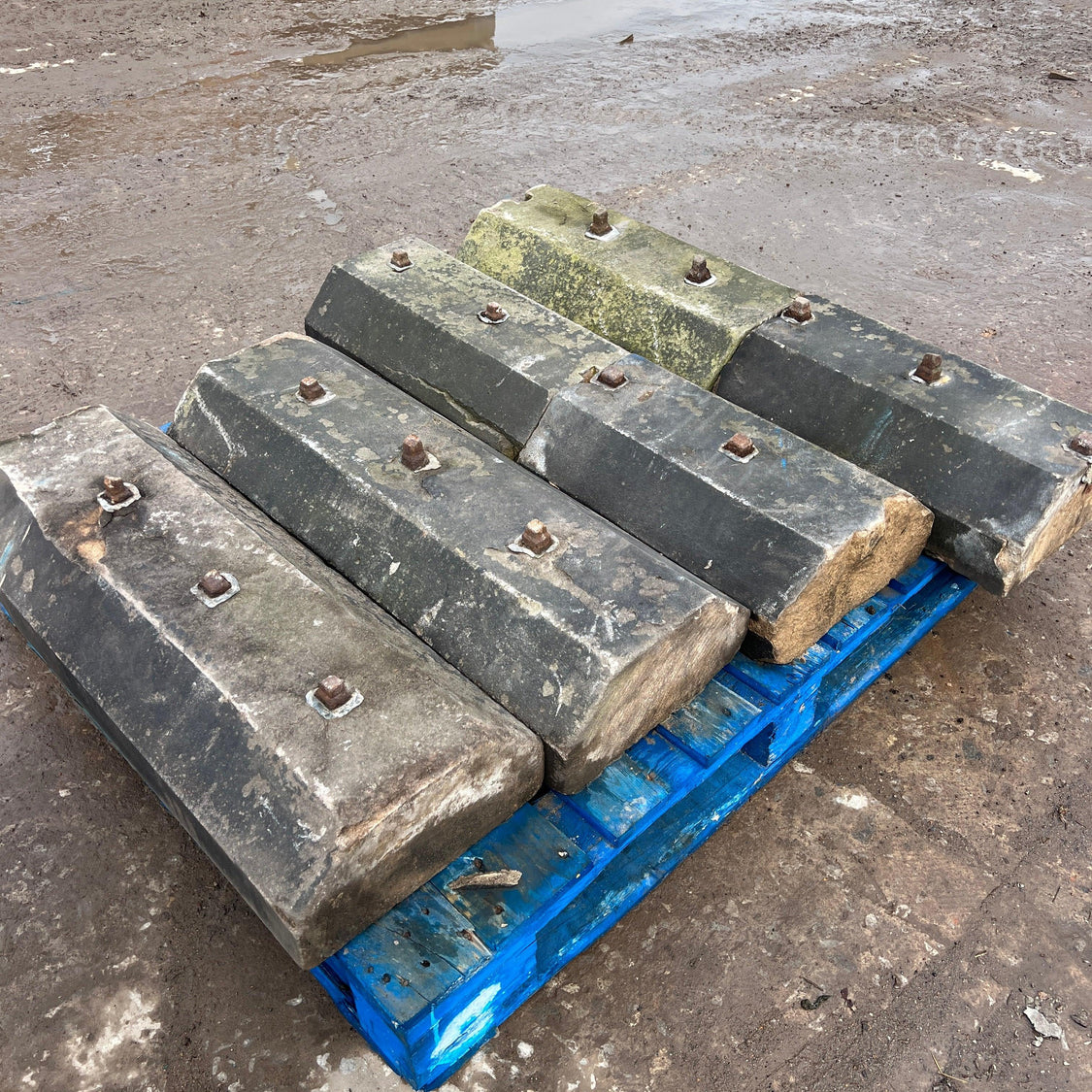 Reclaimed Stone Wall Coping - Job Lot | Stone Coping | Wall Copings ...