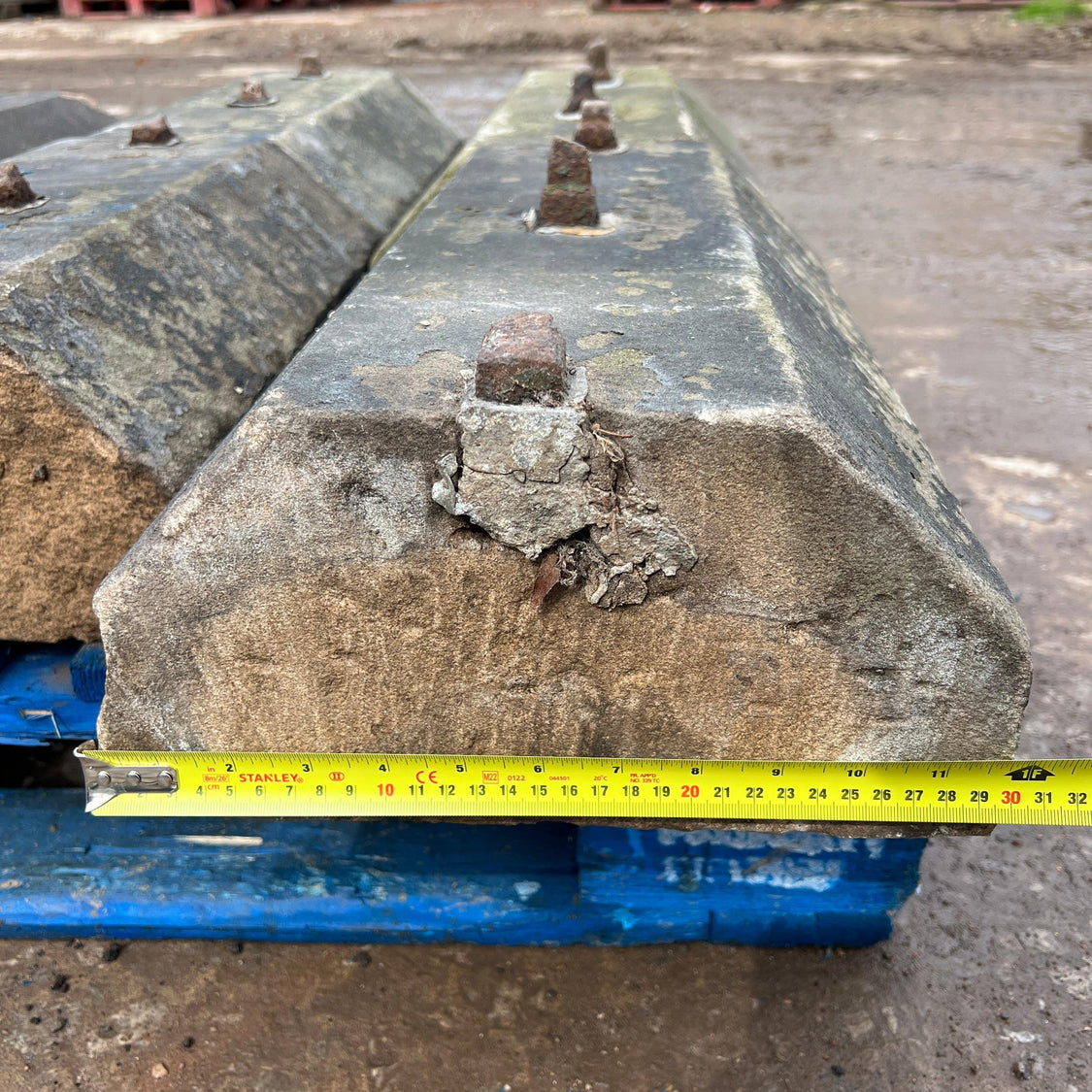 Reclaimed Stone Wall Coping - Job Lot | Stone Coping | Wall Copings ...
