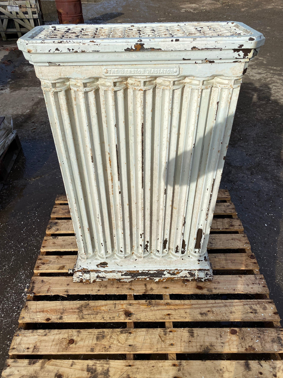 Reclaimed “The Beeston Radiator” Church Cast Iron Radiator-3 Available ...