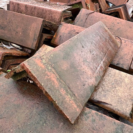 Reclaimed Triangle Ridge Tile - Job Lot of 100 - Reclaimed Brick Company