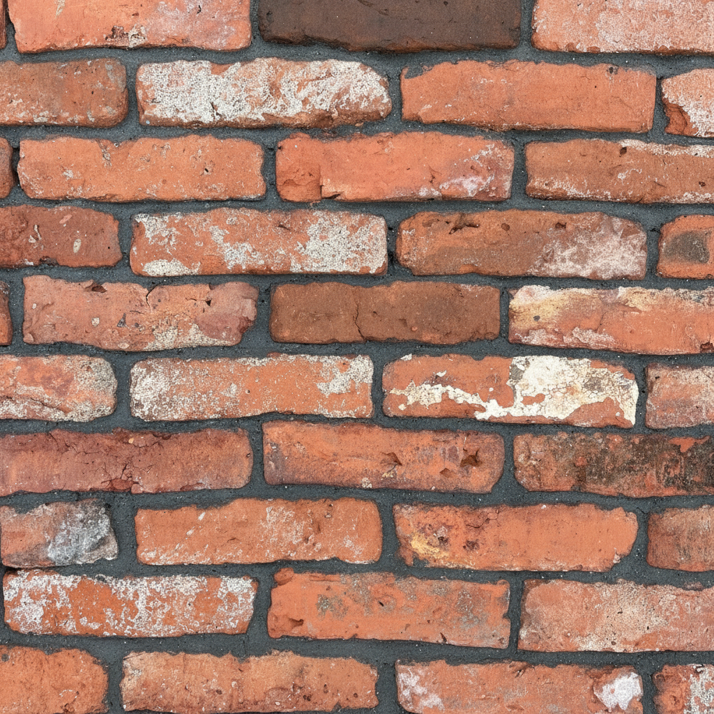 Reclaimed Tudor Handmade Brick Slips - Cut From Real Reclaimed Bricks