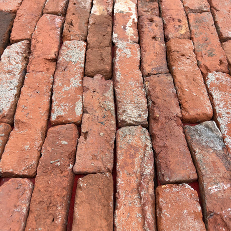 Reclaimed Tudor Handmade Brick Slip / Tile - Cut From Real Reclaimed Bricks - Reclaimed Brick Company