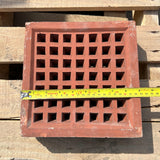Reclaimed Imperial Red Clay Double Air Brick Vent - 49 Hole - Reclaimed Brick Company