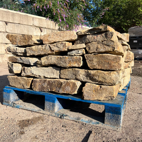 Reclaimed Walling Stone on Pallets - Reclaimed Brick Company