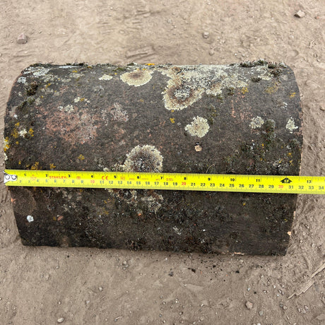 Reclaimed Staffordshire Brindle Blue Hogback Clay Ridge Roof Tile
