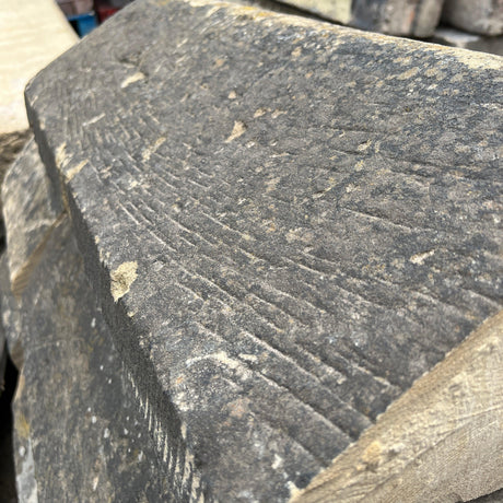 Reclaimed Weathered Stone Triangle Wall Coping - Job Lot - Reclaimed Brick Company