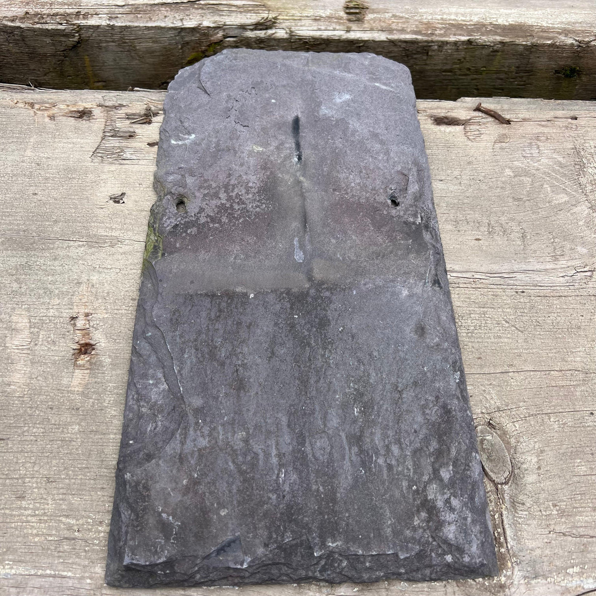 Reclaimed Welsh Blue 14” x 7” Roofing Slate - Each - Reclaimed Brick Company