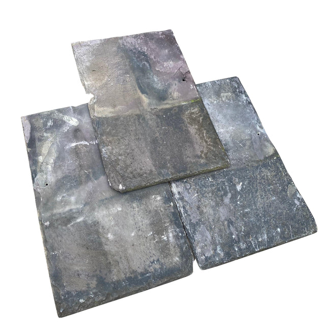 Reclaimed Welsh Blue 16” x 10” Slates - Reclaimed Brick Company