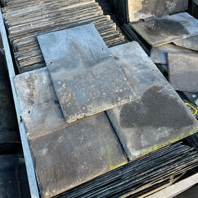 Reclaimed Welsh Blue 14” x 8” Slates - Reclaimed Brick Company