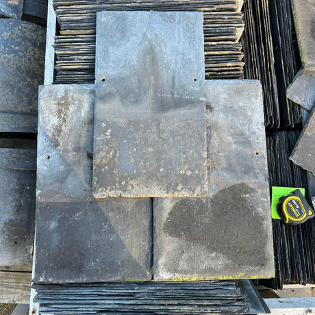 Reclaimed Welsh Blue 14 inch x 8 inch Slates - Reclaimed Brick Company