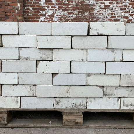 White Glazed Brick - Reclaimed Brick Company