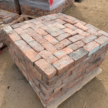 Reclaimed Wirecut Paving Bricks | Pack of 250 Bricks - Reclaimed Brick Company