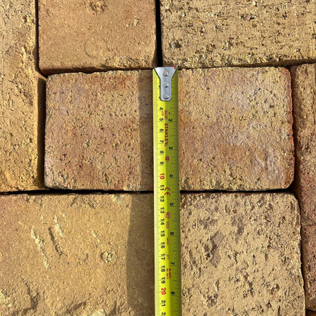 Reclaimed Yellow Clay Paving Bricks | Pack of 250 Bricks | Free Delivery - Reclaimed Brick Company