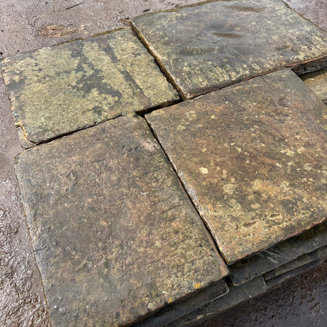 Reclaimed York Stone Flags - Per SQM - Reclaimed Brick Company