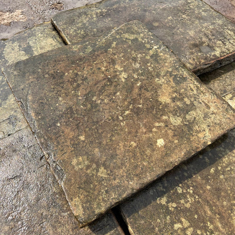 Reclaimed York Stone Flags - Per SQM - Reclaimed Brick Company