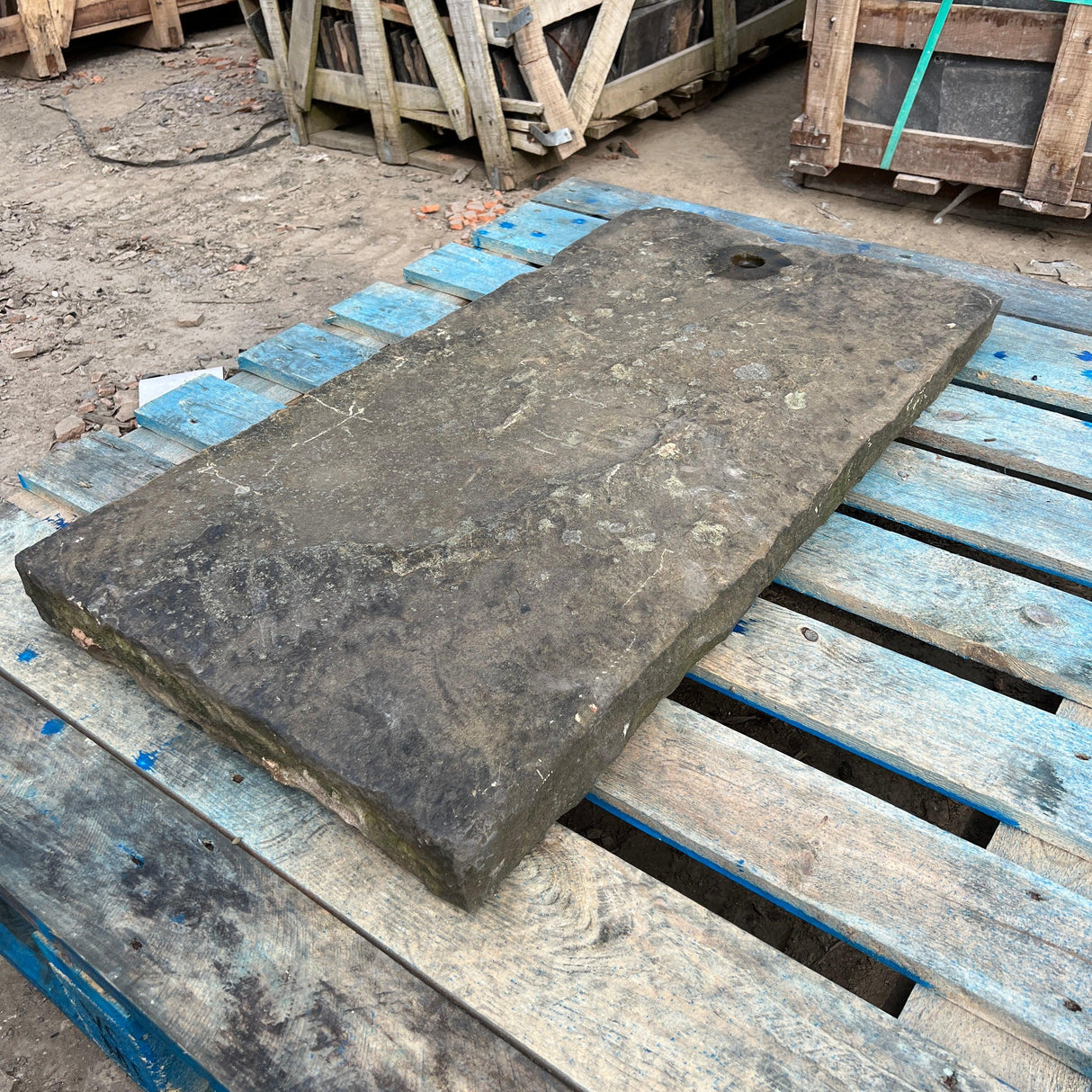 Reclaimed Yorkshire Stone Wall Coping - Batch of 11 Linear Meters - Reclaimed Brick Company