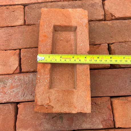 Reclamation 68mm Premium Soft Red Rubber Handmade Brick | Pack of 300 | Free Delivery - Reclaimed Brick Company