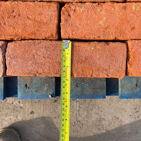 Reclamation Orange Handmade Imperial Brick | Pack of 300 Bricks | Free Delivery - Reclaimed Brick Company