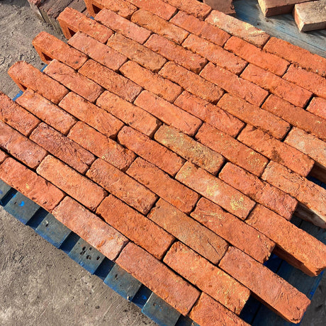 Reclamation Orange Handmade Imperial Brick | Pack of 300 Bricks | Free Delivery - Reclaimed Brick Company