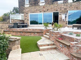 Stepped Garden Patio Area, Sheffield - Reclaimed Brick Company
